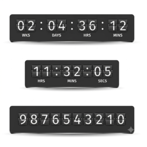 Home 10 Digital tally counter displaying attendance count at a conference entrance