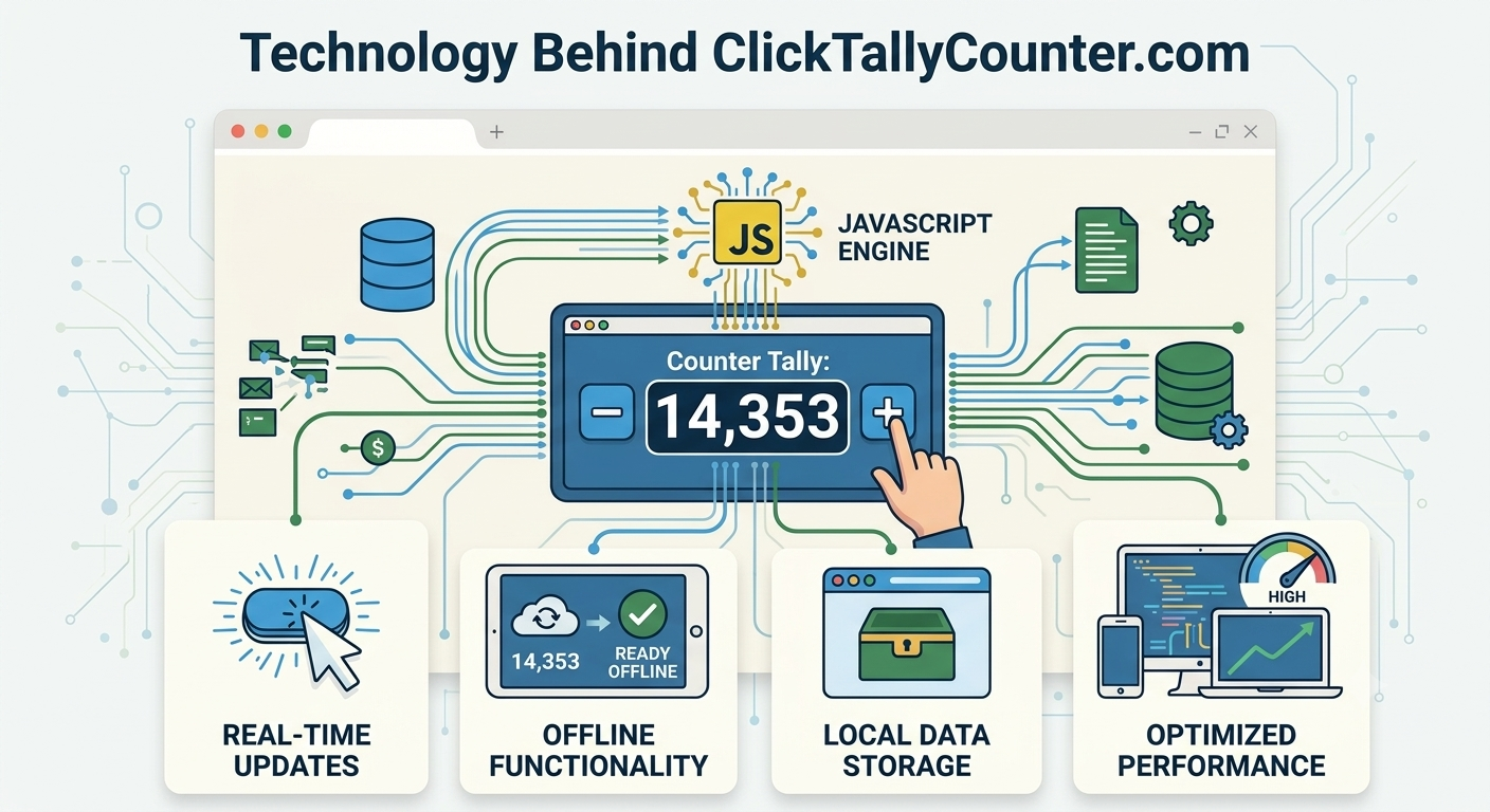 Image for Technology Behind ClickTallyCounter.com